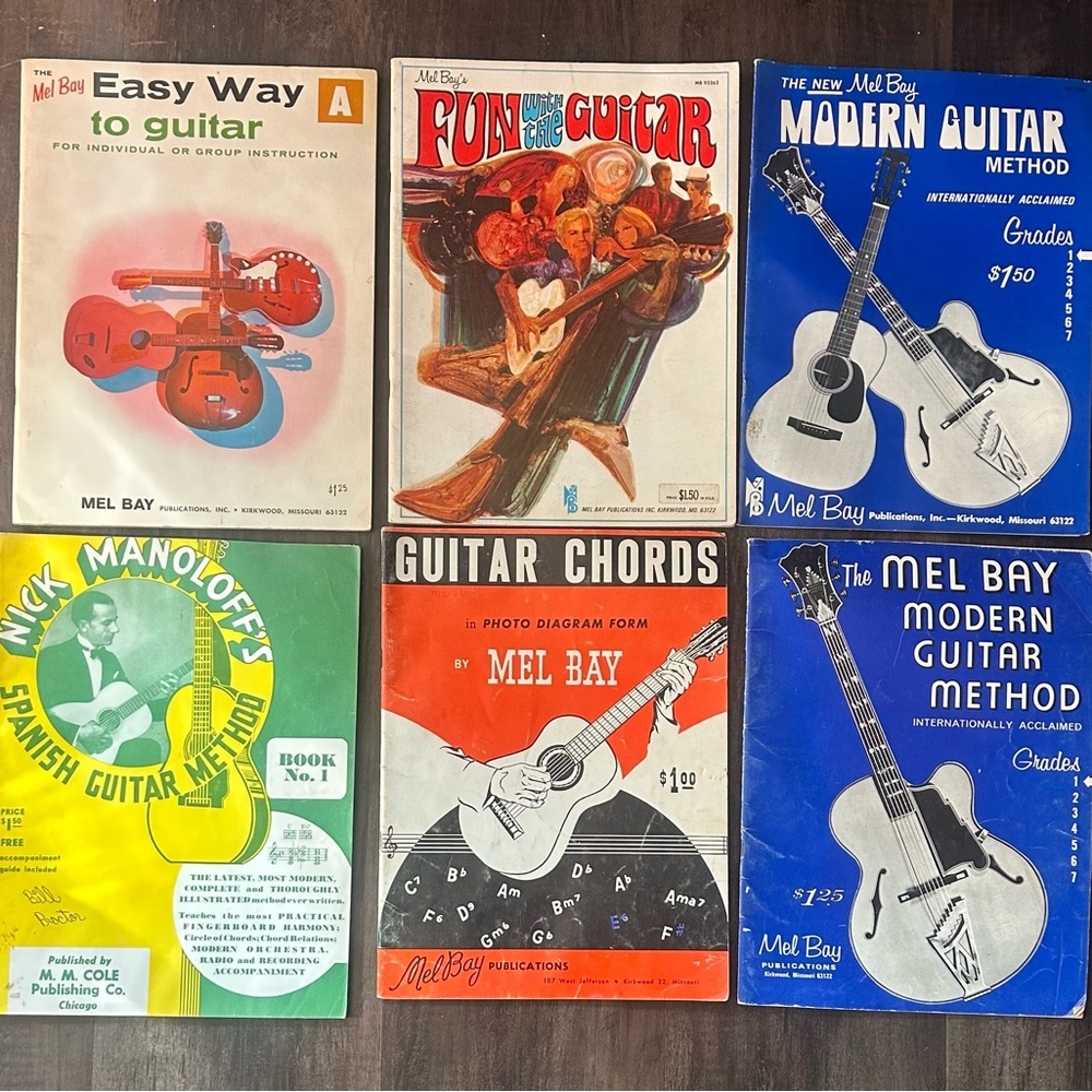 Mel Bay Guitar Instruction Book Set